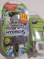 Бритвенный станок Wilkinson Sword (Schick) Hedro 5 Sensitive (+1 картридж)