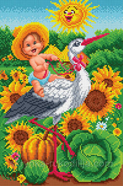 БИС-9514 З поповненням! (хлопчика) Схема на тканині для вишивки Арт Лар