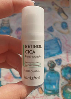 Innisfree уникальная ампула с содержанием ретинола и комплекса центеллы retinol cica repair ampoule