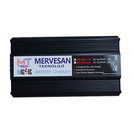 Зарядний пристрій Mervesan MT-280C-12C для акумулятора 12V-10A/20A Рекомендовано для АКБ від 100А/ч, фото 1