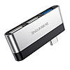 USB хаб для MacBook та ноутбука з роз'ємом Type-C Адаптер Type-C to USB adapter BOROFONE, фото 3