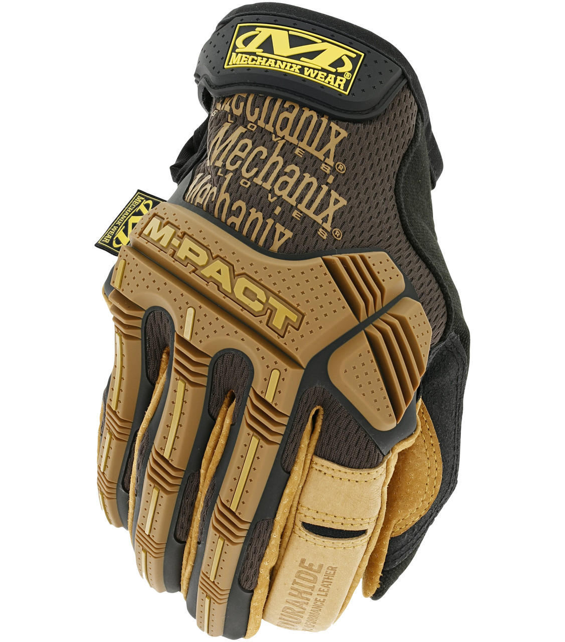 Рукавички Mechanix M-PACT Leather, Розмір: Large, Колір: Brown LMP-75-010