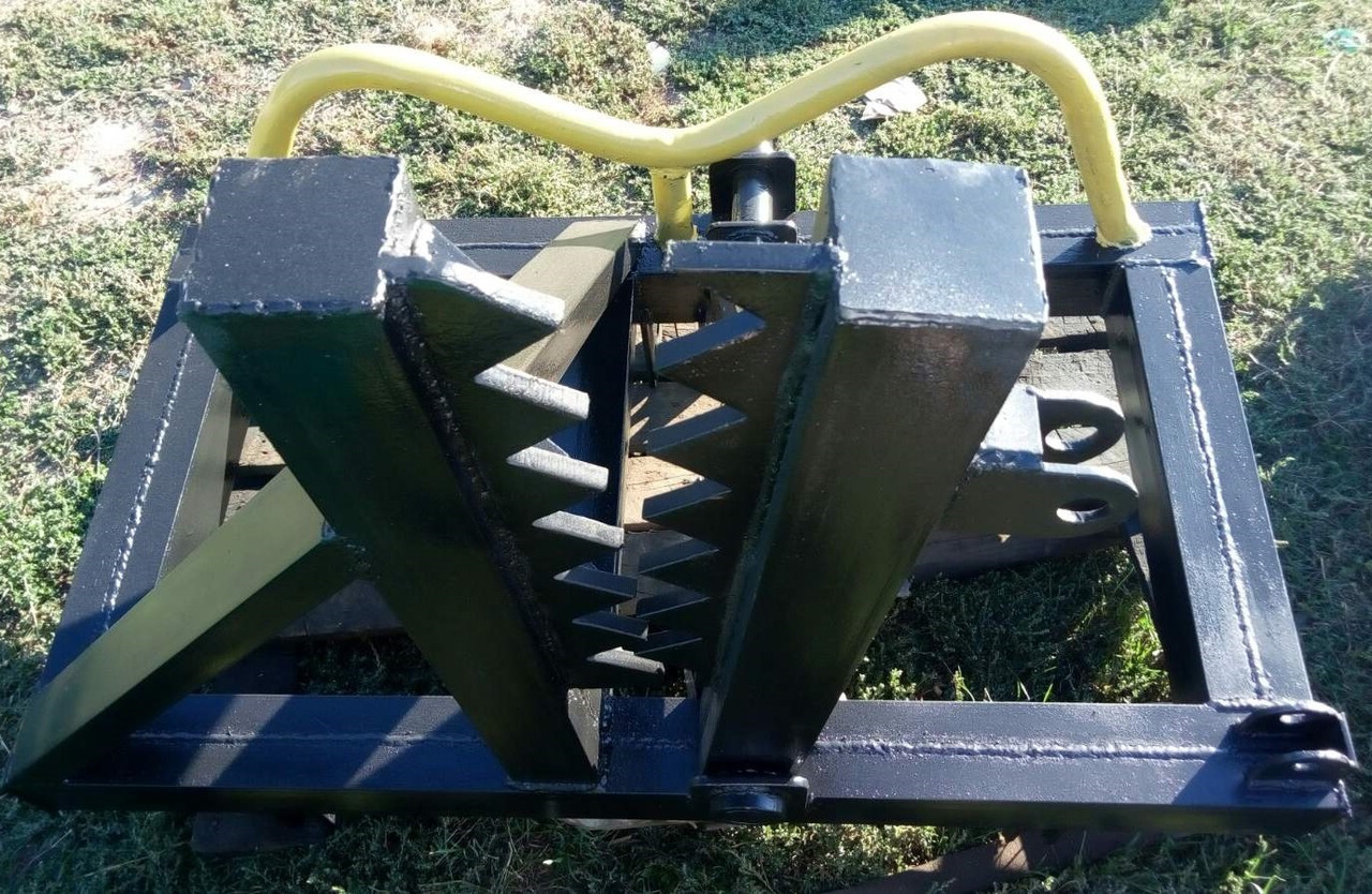 Корчеватель пней к трактору Джондир гидравлический КРД-2Г-1221-2зм (+2гидроцилиндра +шланги), зубы в 2 ряд - фото 8 - id-p1734665590