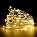 Гірлянда "Роса" 100 LED 10 метрів батарейки АА, фото 4