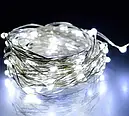 Гірлянда "Роса" 100 LED 10 метрів батарейки АА, фото 5