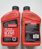 Моторное масло Motorcraft Synthetic Blend 5W-20 0.946л (для 3.7, 5.0 Duratec)