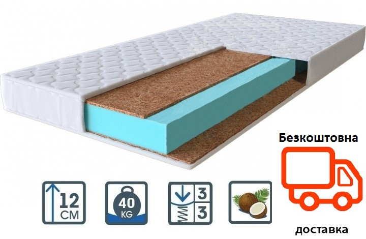 Дитячий матрац 12см 80*200 Польський, фото 1