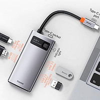 Usb хаб концентратор Type-C USB 3.0 HDMI 4 в 1 Usb hub adapter для макбука планшета телефона Baseus