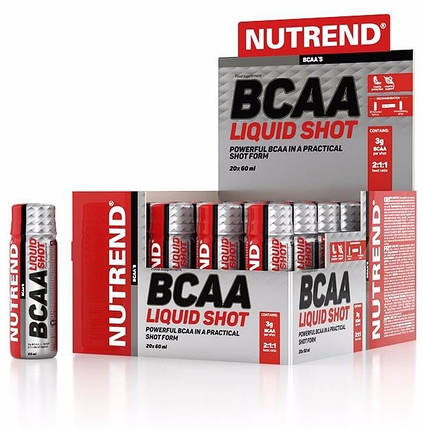 Nutrend BCAA Liquid Shot 20x60ml, фото 1