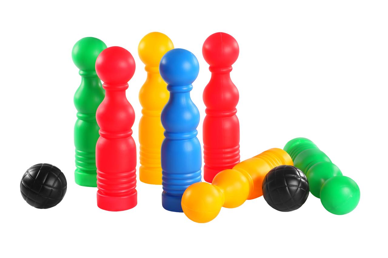 Розвивальна іграшка "Дитячий боулінг та кеглі", Wader 39110