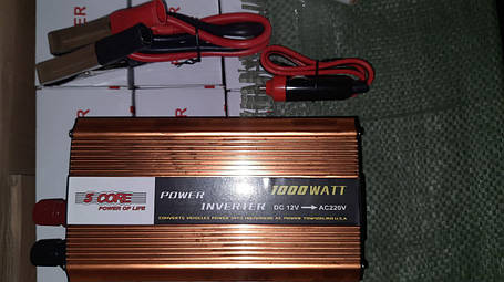 Перетворювач 1000W DC12V-AC220V (номінал 660W), фото 3