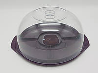 Тортівниця кругла Senyayla Plastik з прозорою кришкою пластикова D 34/27 cm H 13 cm IKA SHOP