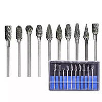 Шарошки фрези для дерева металу з вольфрамової сталі для гравера Dremel