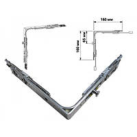 Передача угловая металлопластикового окна фурнитура GU 6-32021-00-0-1 UNI-JET FFH 400-1600 1MV