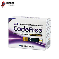 Тест-полоски для определения глюкозы в крови SD CodeFree 50 шт. 1 упаковка