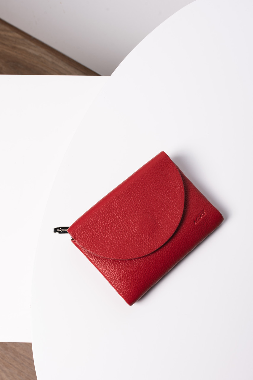 Червоний жіночий гаманець з екошкіри ArtMar C-7755