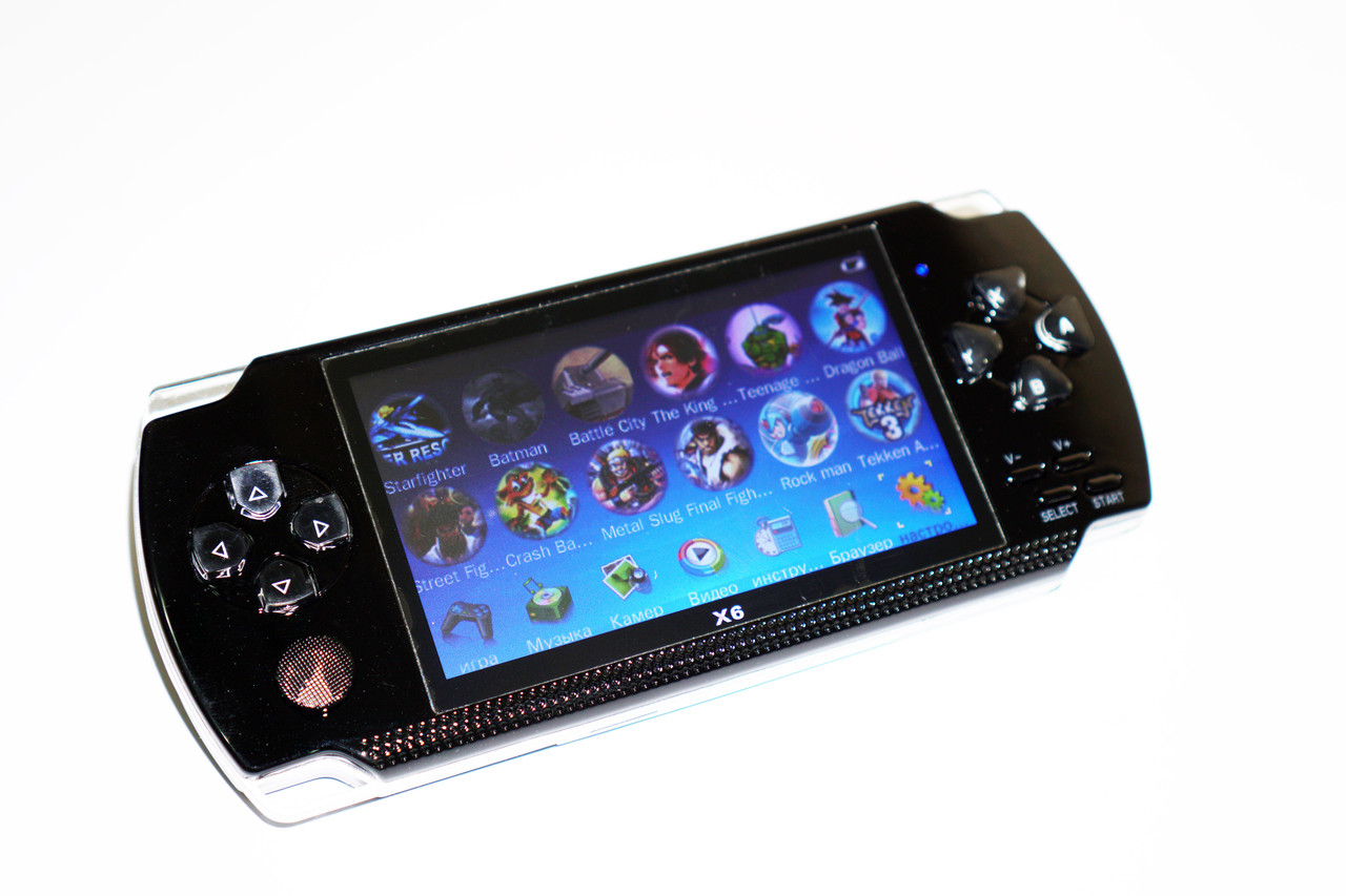 Игровая Приставка консоль PSP X6 4.3" MP5 8Gb - фото 5 - id-p64669144