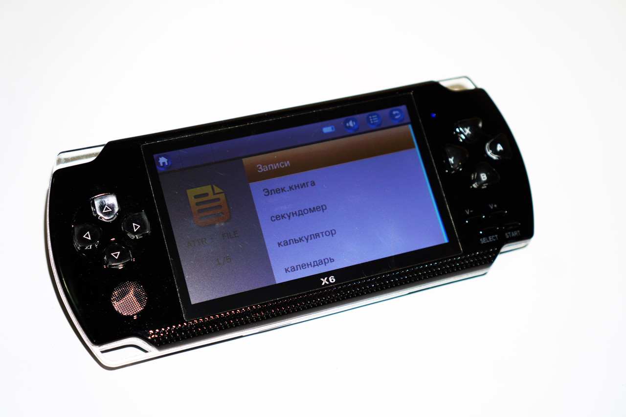 Игровая Приставка консоль PSP X6 4.3" MP5 8Gb - фото 7 - id-p64669144