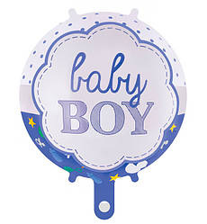 Повітряні кульки "Baby Boy", Ø - 45 см., Польща
