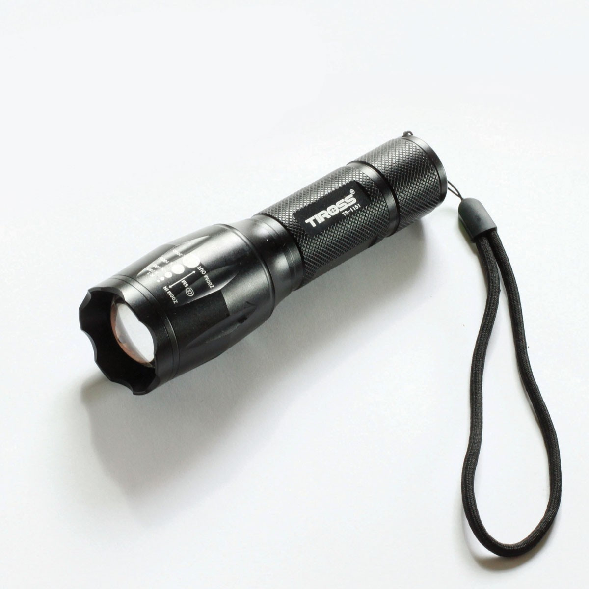 Ліхтар акумуляторний Tiross TS1151 2000 mAh Black