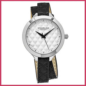 Жіночий наручний годинник зі шкіряним ремінцем Deauville Quartz Fashion Stührling (оригінал)
