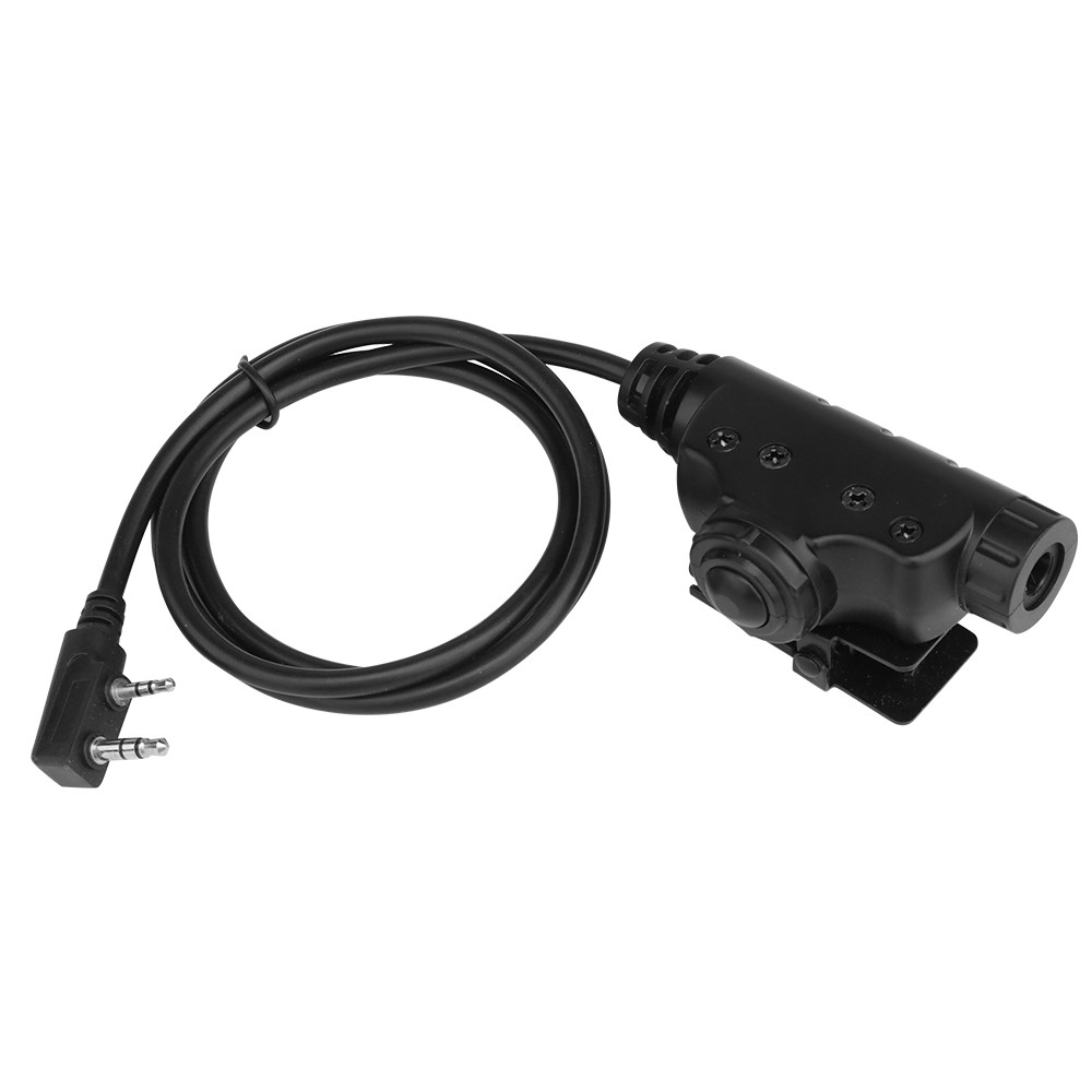 Тангента Кнопка PTT Military для рацій Kenwood, Baofeng 2PIN (U94-V2-KW)