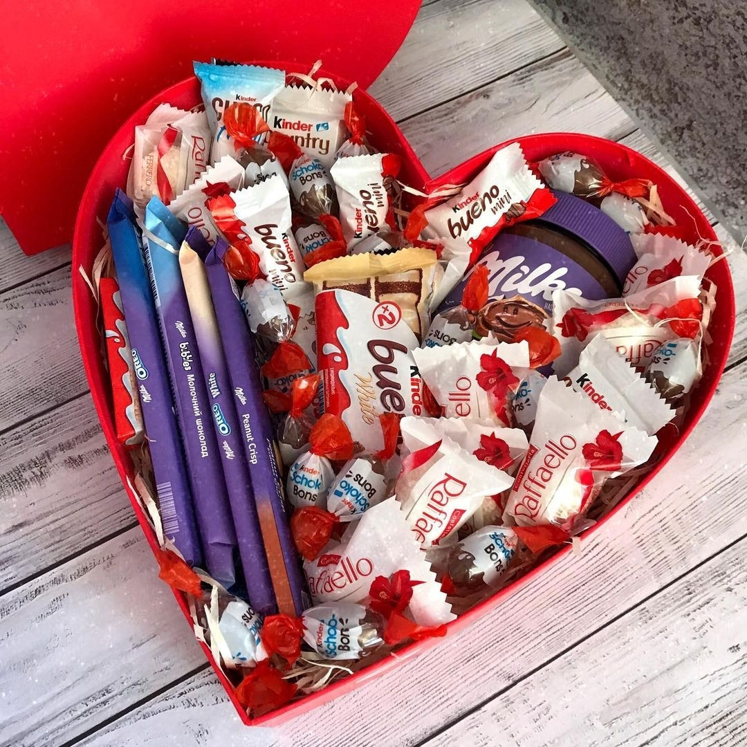 Подарунковий набір Kinder, Milka, Raffaelo, фото 1