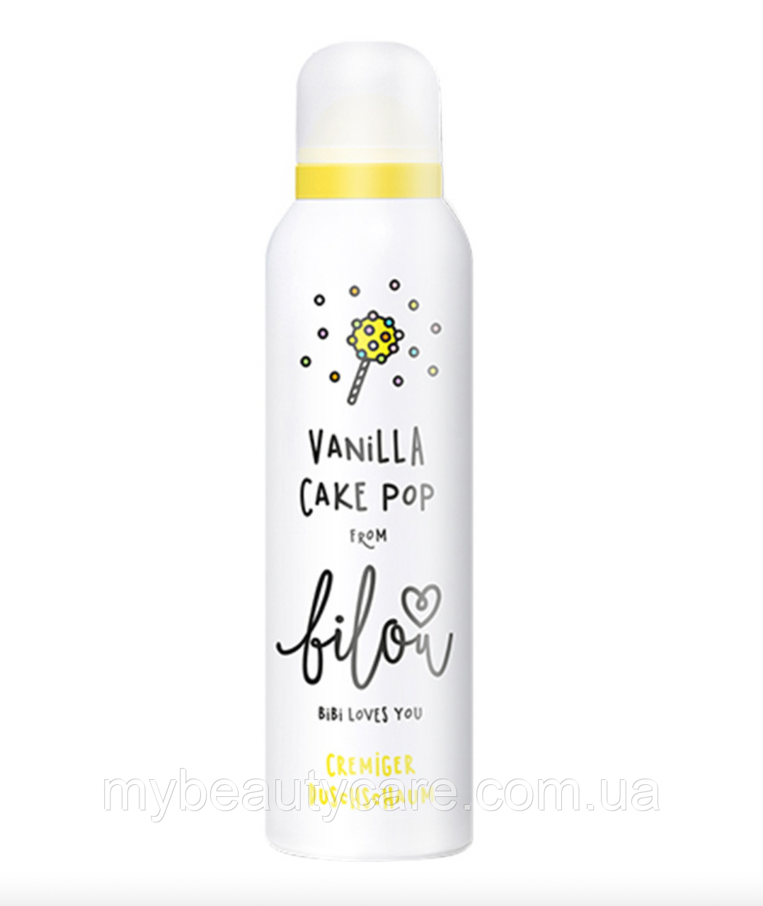 Пінка для душу Bilou Vanila Cake Pop (Ванільний тортик), 200ml