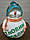 Фігурка новорічного Сніговика «З Новим Роком» , декоративна статуетка сніговика 31см, фото 2