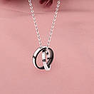 Парні кулони для закоханих з нержавіючої медичної сталі "Віддана Любов", фото 3