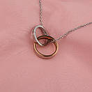 Парні кулони для закоханих з нержавіючої медичної сталі "Віддана Любов", фото 2