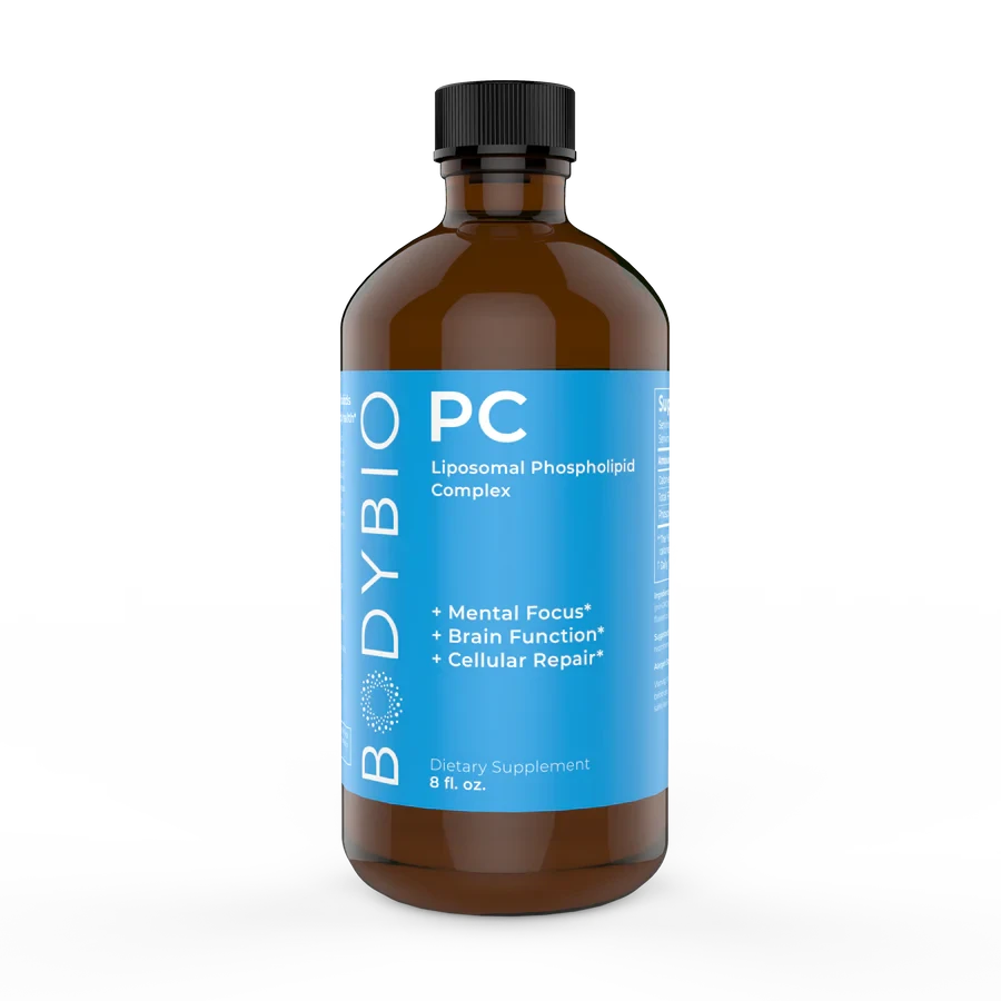 BodyBio PC Phosphatidylcholine / Фосфатидилхолін Підвищення пам'яті та уваги 236 мл