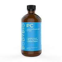 BodyBio PC Phosphatidylcholine/Фосфатидилхолін Підвищення пам'яті та уваги 473 мл