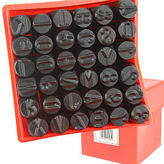 Набір цифр та спеціальних символів 8 мм 36шт Mar-Pol M57487