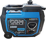 Інвенторний (бензиновий) Генератор 3300i (3.0кВт) CGM (Italy), фото 6