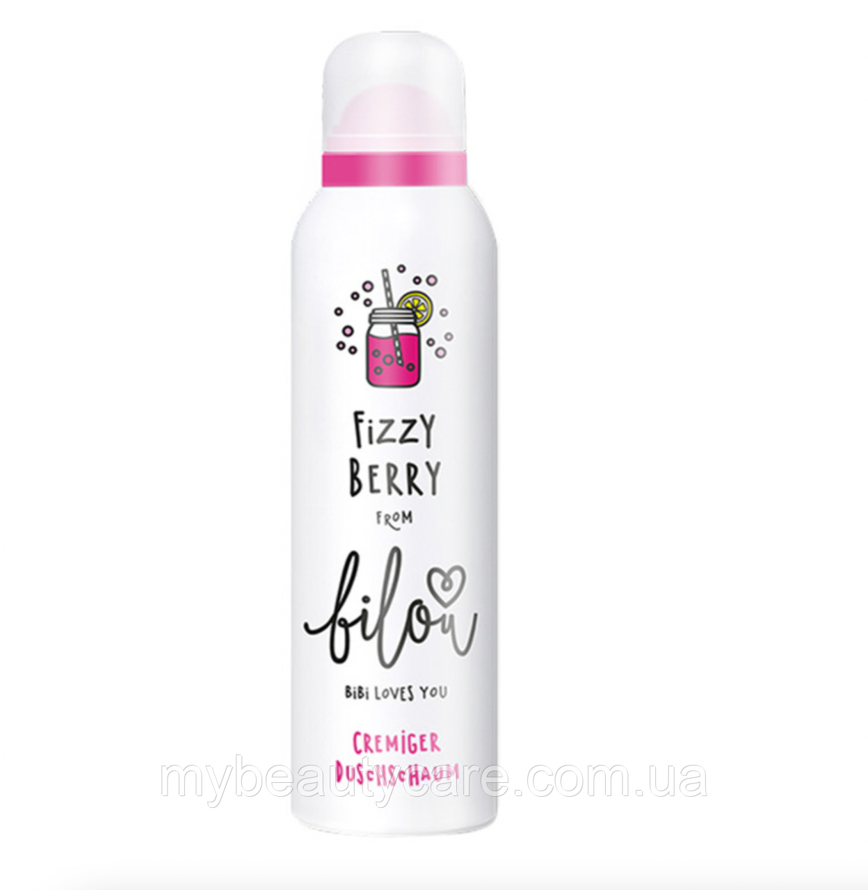 Пінка для душу Bilou Fizzy Berry (Яскраві ягоди), 200ml