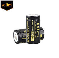 Аккумулятор 16340 SOFIRN 800mAh Li-Ion 3.7v, 500 циклов, Нет эффекта памяти, Реальная емкость, Оригинал, 1шт