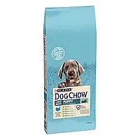 Dog Chow Puppy Large Breed сухой корм для щенков крупных пород с индейкой 14 кг