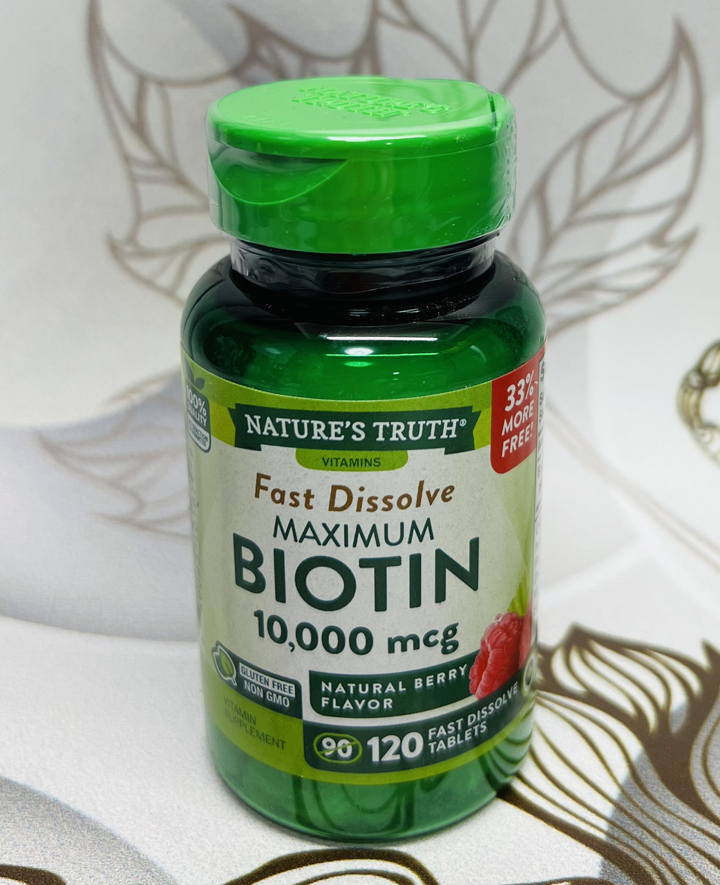 Біотин максимальний для краси тіла Nature's Truth Biotin 10 000мг