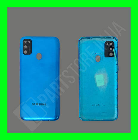 Кришка Samsung M21 M215 Green зі склом камери, фото 1