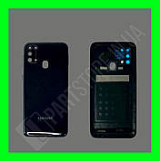 Кришка Samsung M31 M315 Black зі склом камери