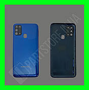 Кришка Samsung M31 M315 Blue зі склом камери