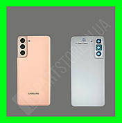 Кришка Samsung S21 G991 Pink зі склом камери