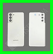 Кришка Samsung S21 G991 White зі склом камери