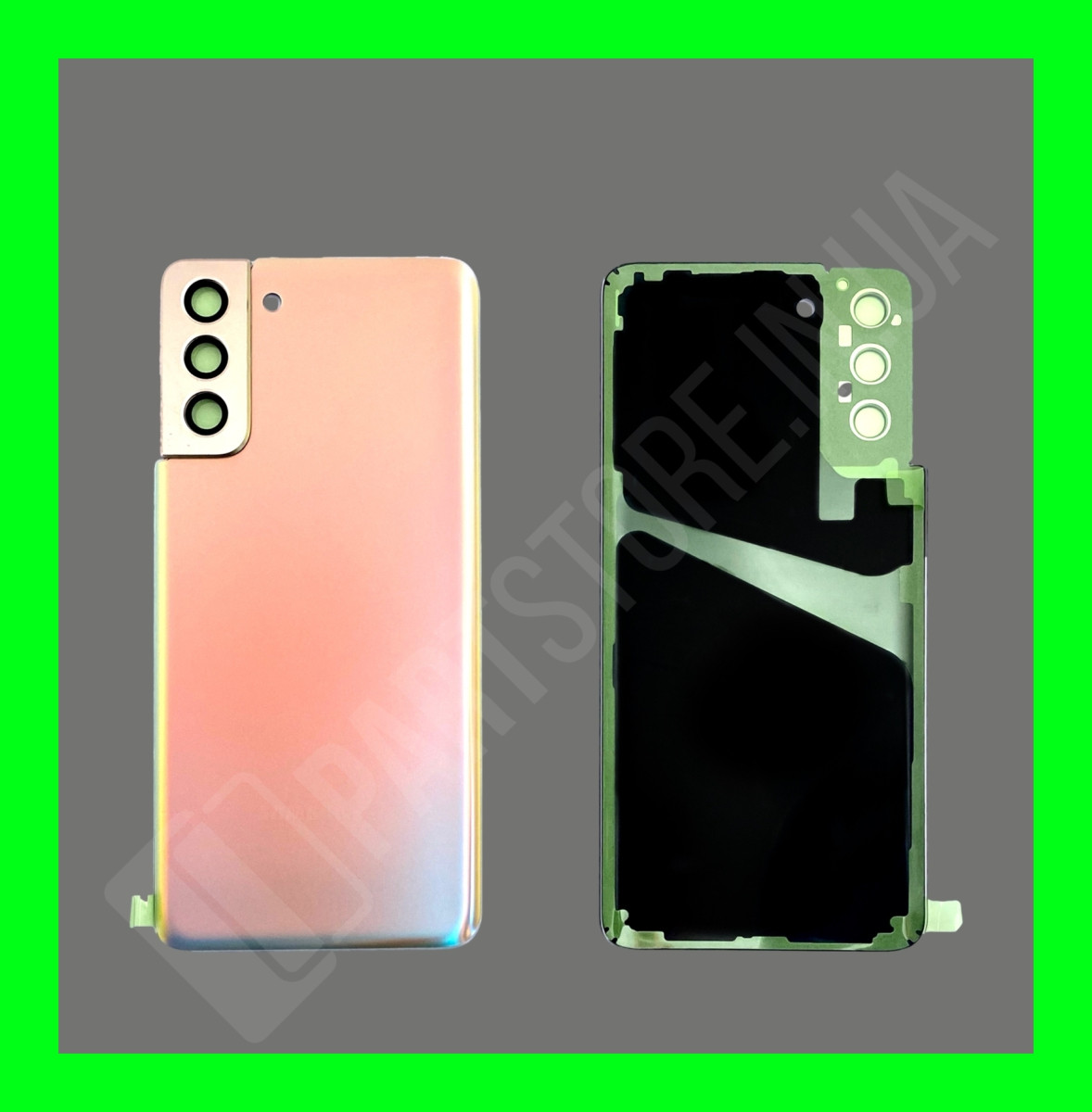 Кришка Samsung S21 Plus G996 Silver зі склом камери