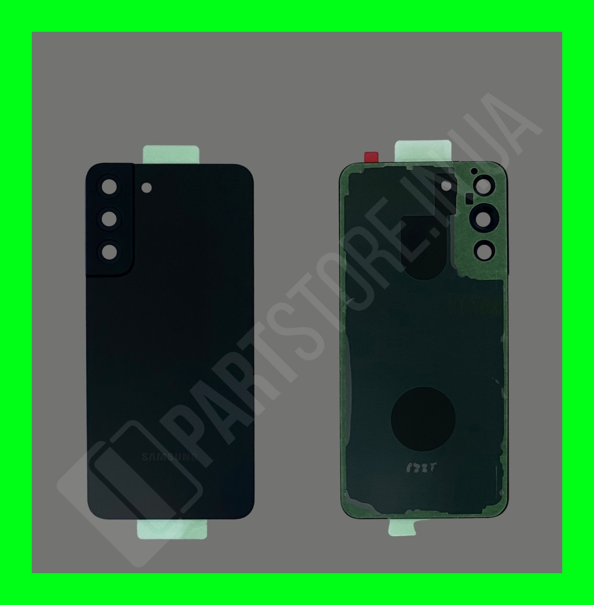 Кришка Samsung S22 Plus S906 Black зі склом камери
