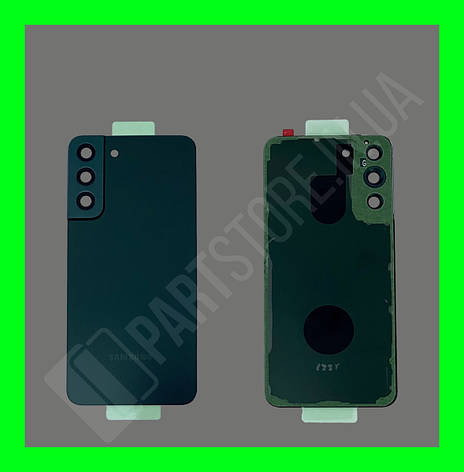 Кришка Samsung S22 Plus S906 Green зі склом камери оригінал, фото 2