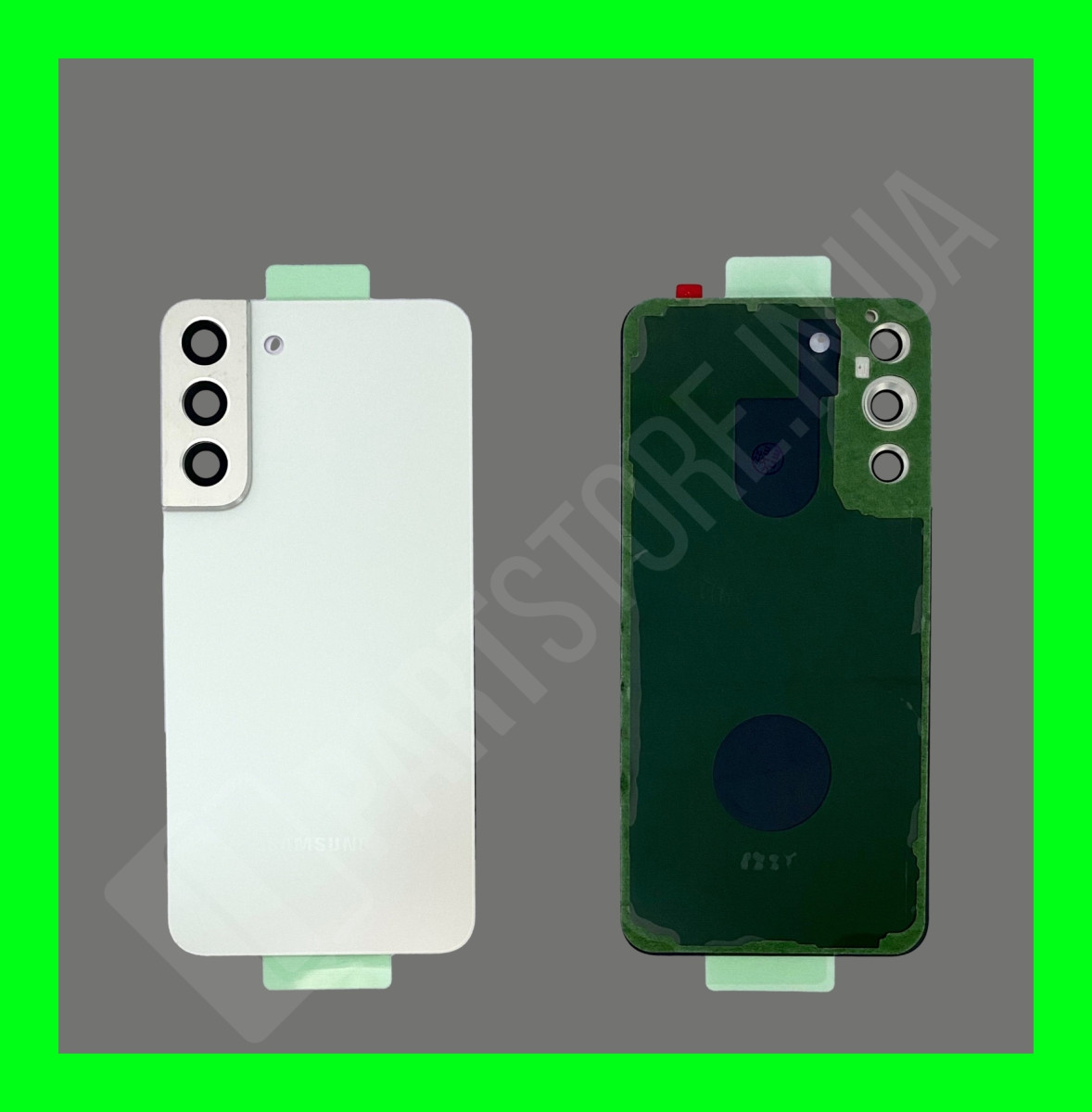 Кришка Samsung S22 Plus S906 White зі склом камери