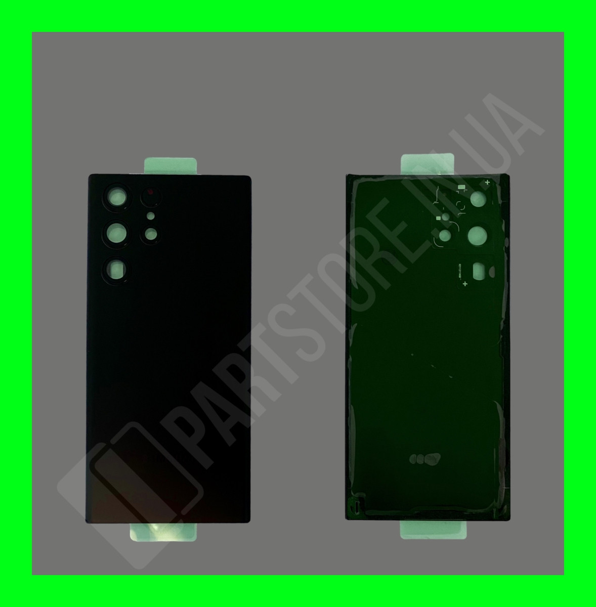 Кришка Samsung S22 Ultra S908 Black зі склом камери