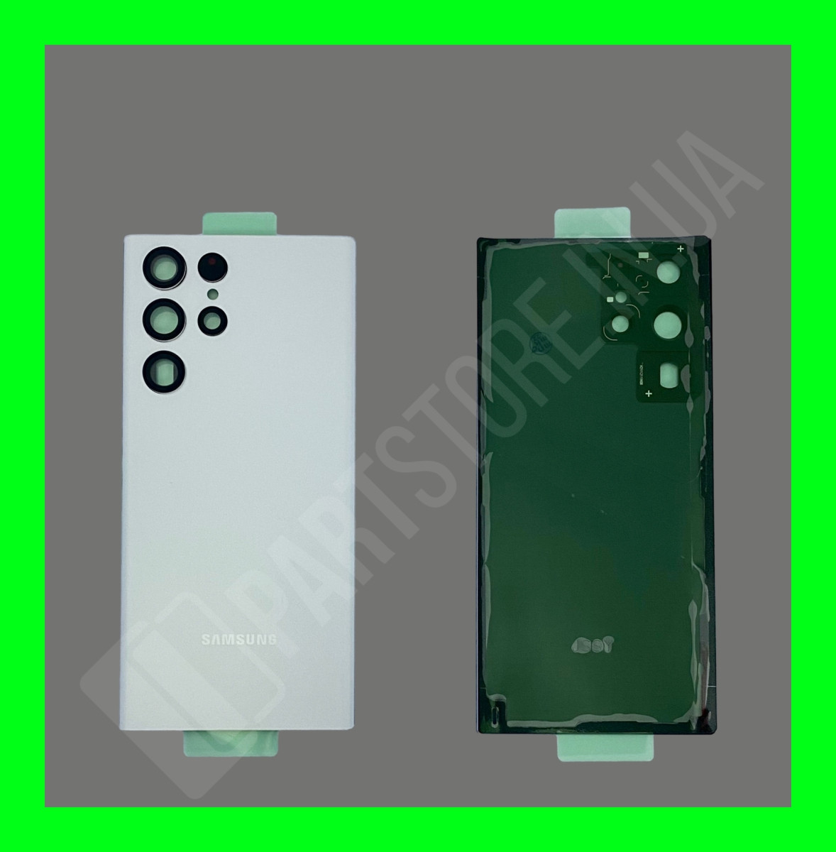 Кришка Samsung S22 Ultra S908 White зі склом камери